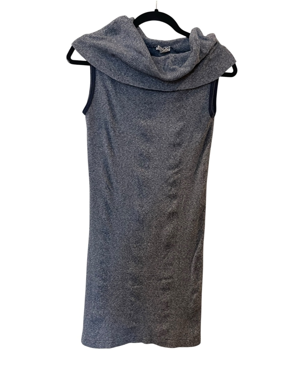 Curator Women’s Dress Sleeveless Gray Cowl Neck Pullover Size: Large